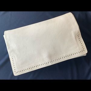 Bottega Veneta Vintage White Clutch